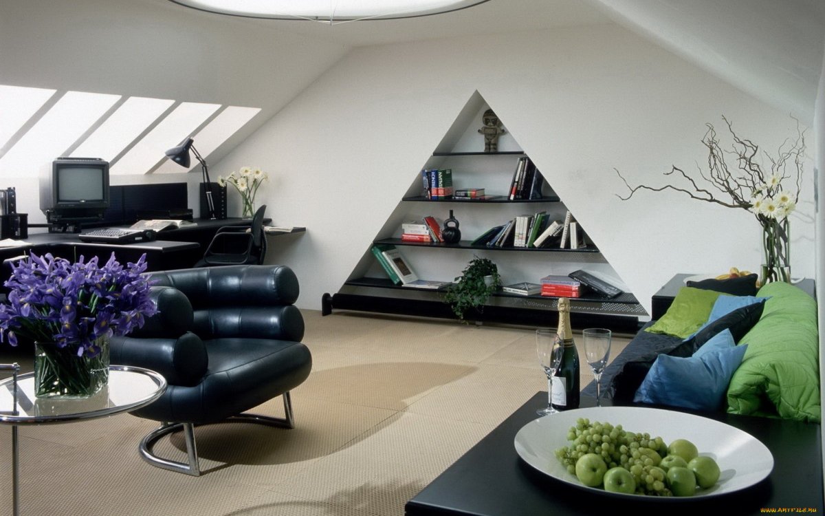 Необычный интерьер