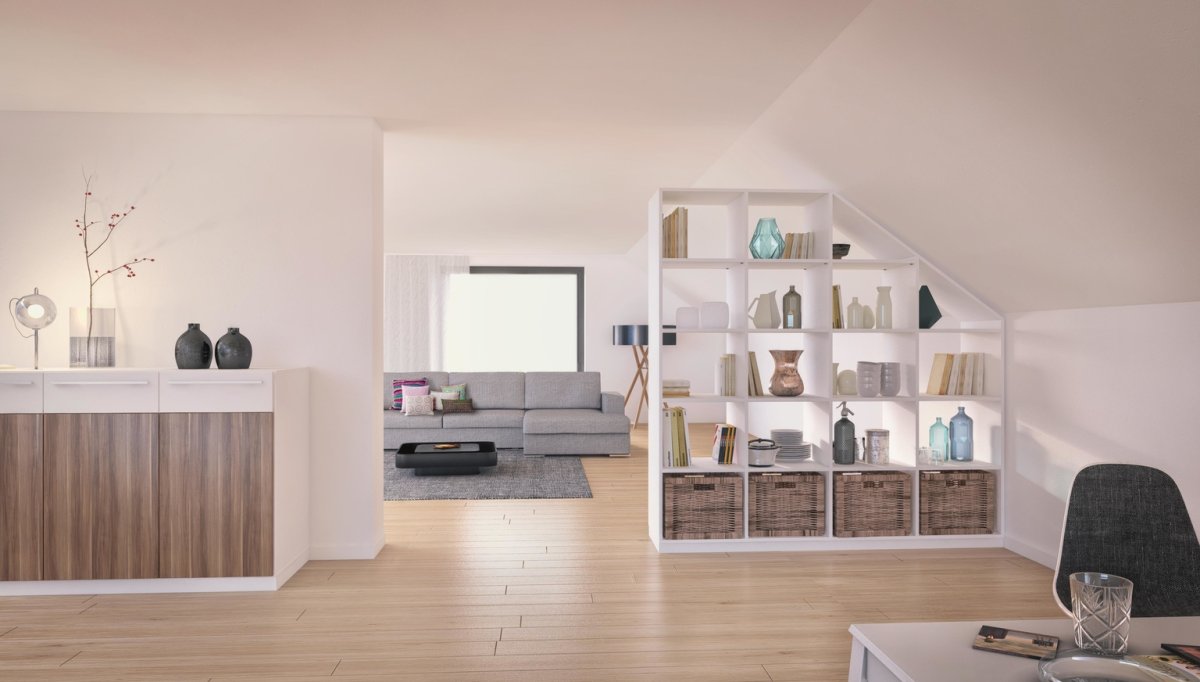 Обустройство мансарды