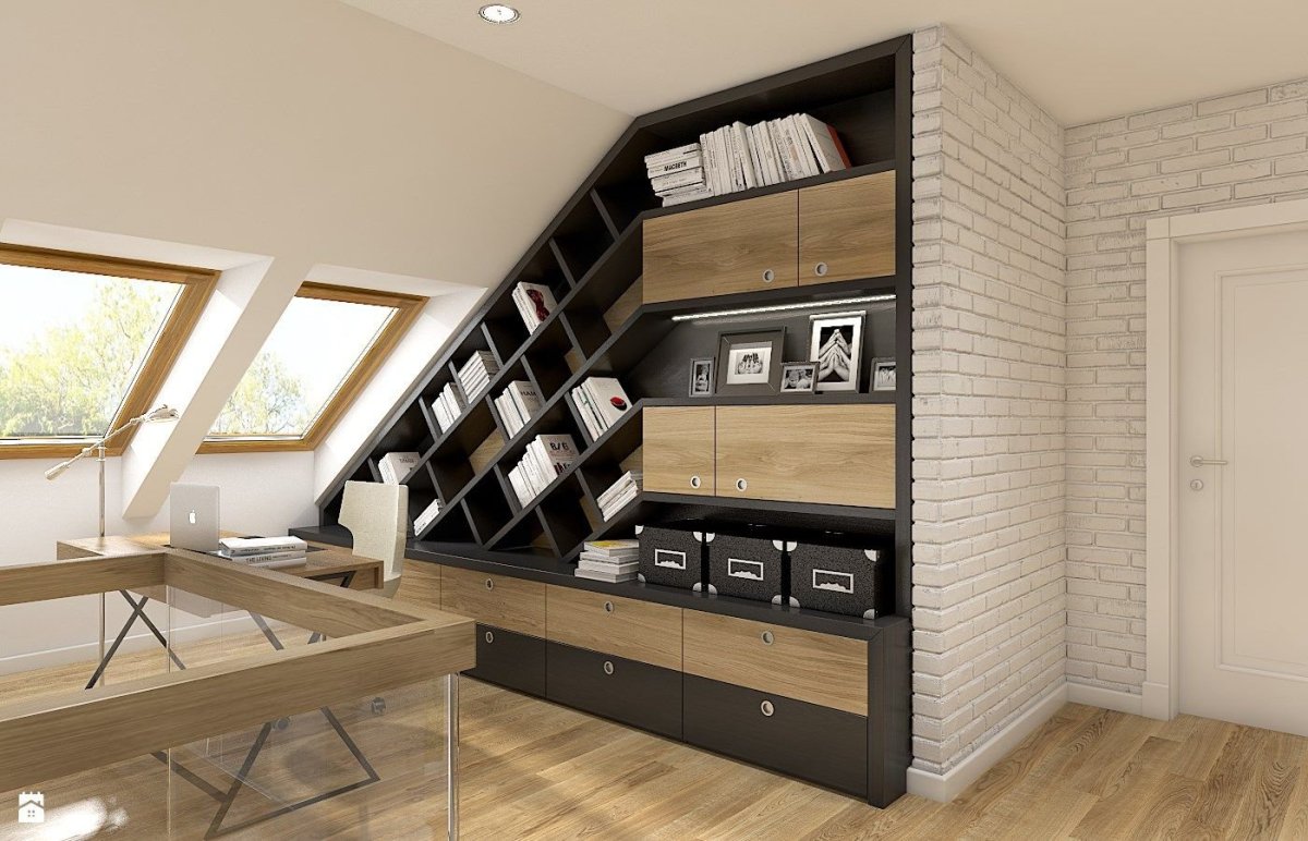 Комната на чердаке для подростка