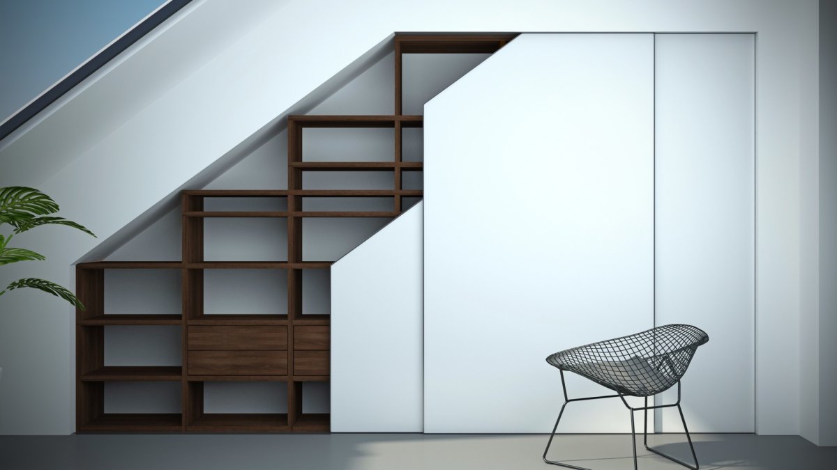 Библиотека на мансарде