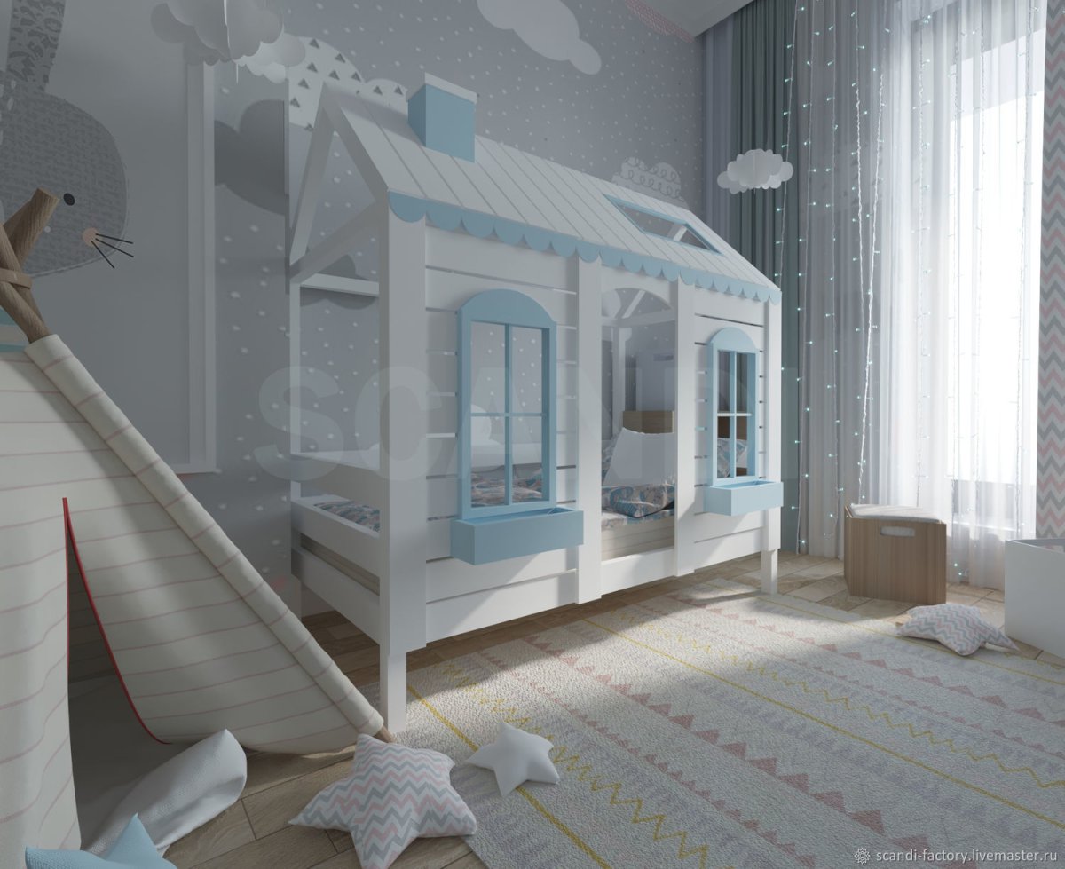 Кровать домик Сноу