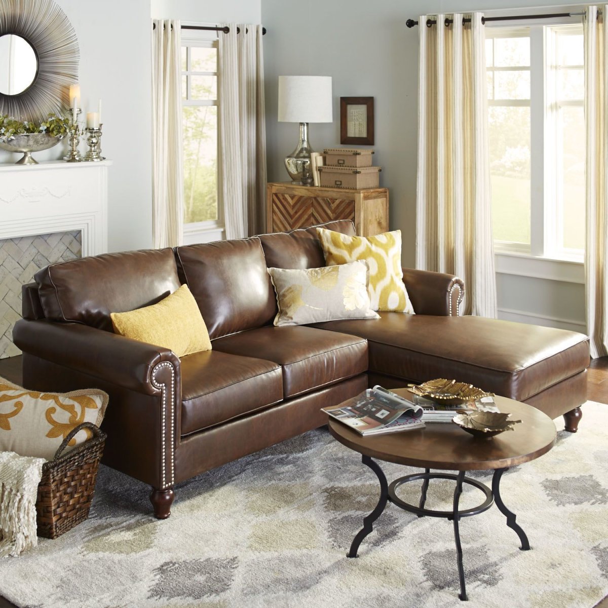 Интерьер в коричневых тонах