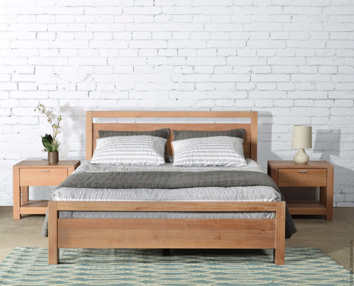 Спальня в стиле Кантри Скандинавский