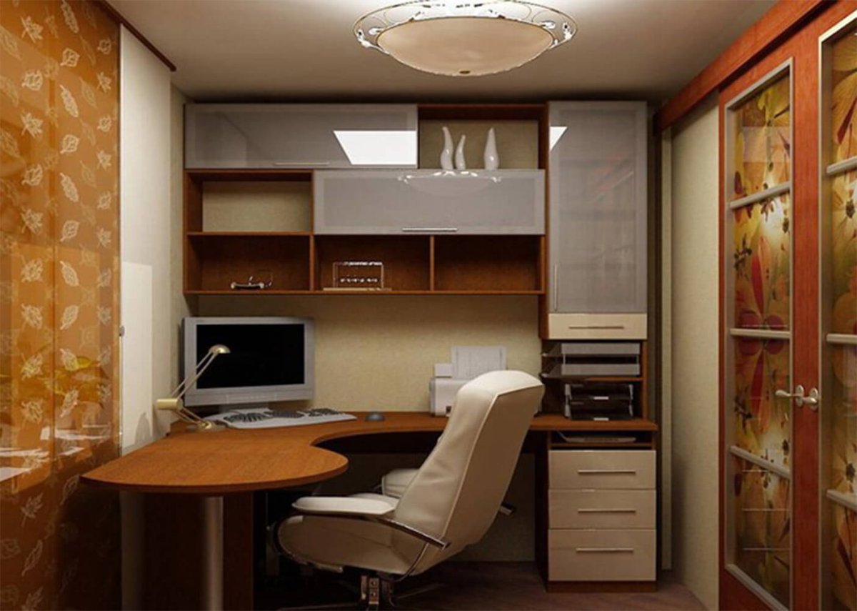 Письменные и компьютерные столы с большим столом и шкафом