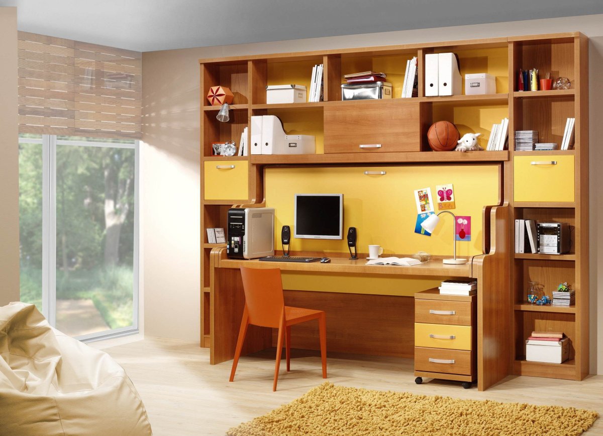 Детские стенки со столом