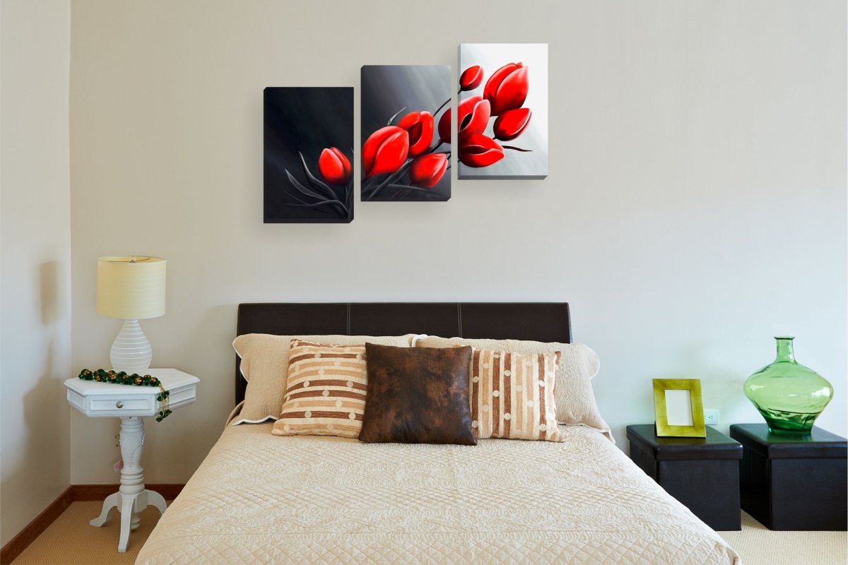 Стены в спальне