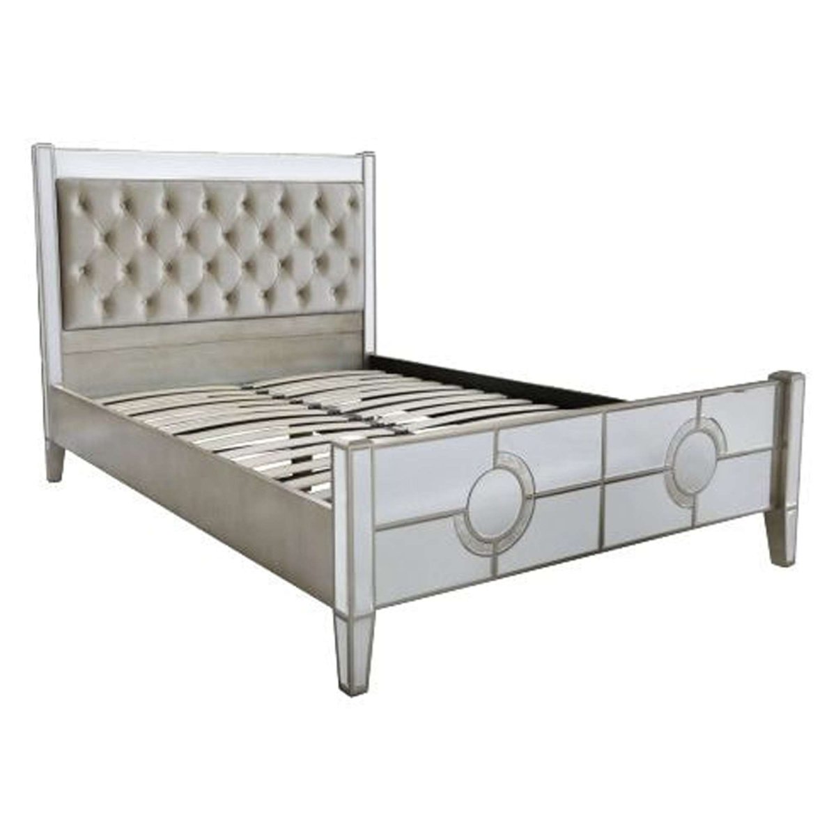 Оттенки серого на ткани для изголовья кровати