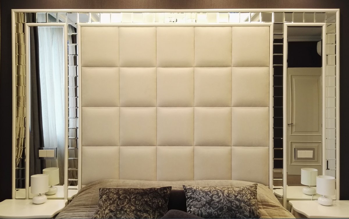 Мягкие стеновые панели для спальни