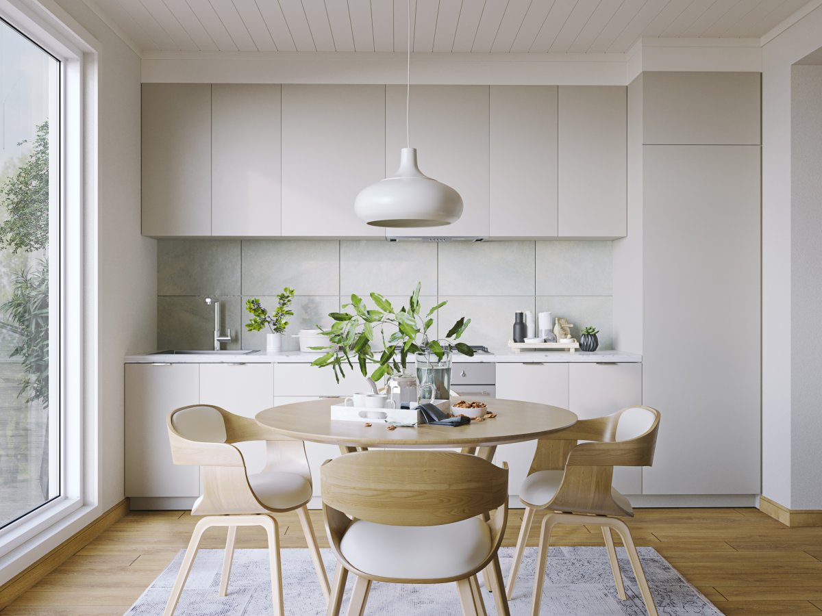 Стильные кухни в светлых тонах