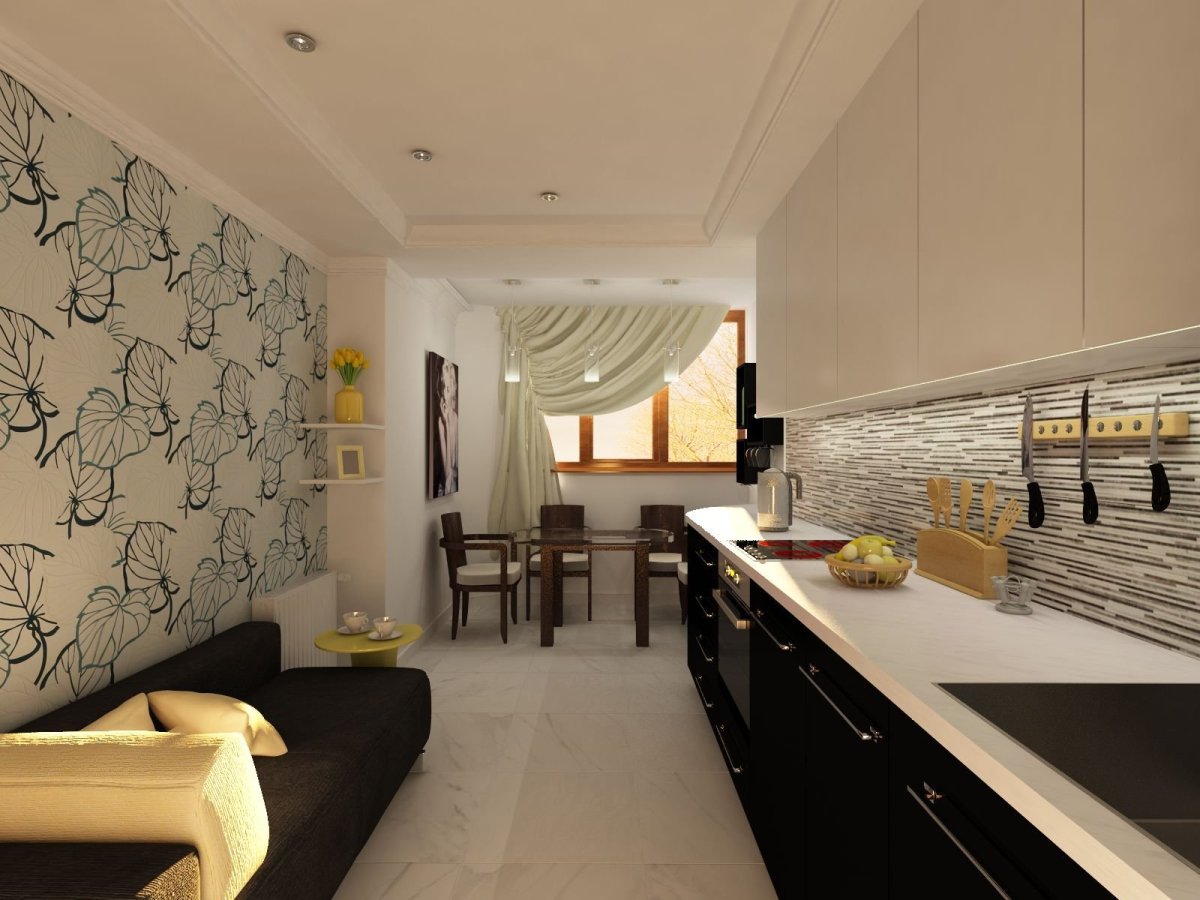 Обеденная зона на кухне