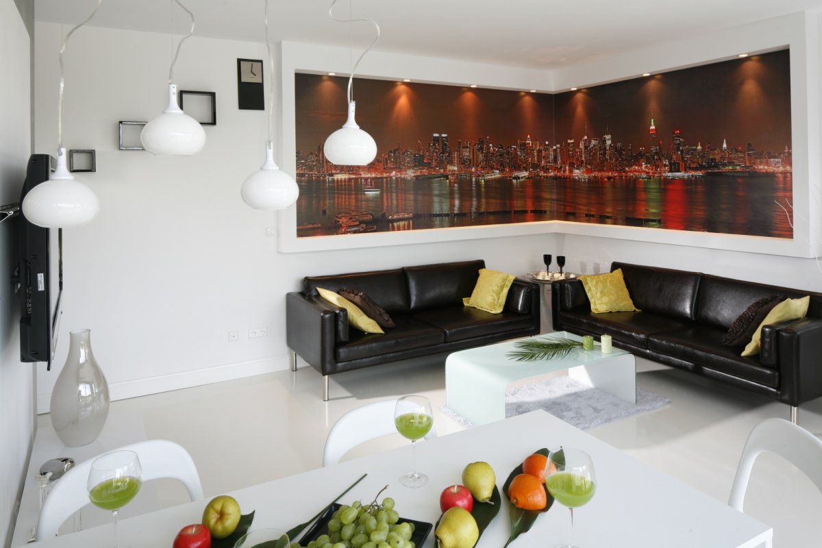 Яркие акценты в интерьере кухни