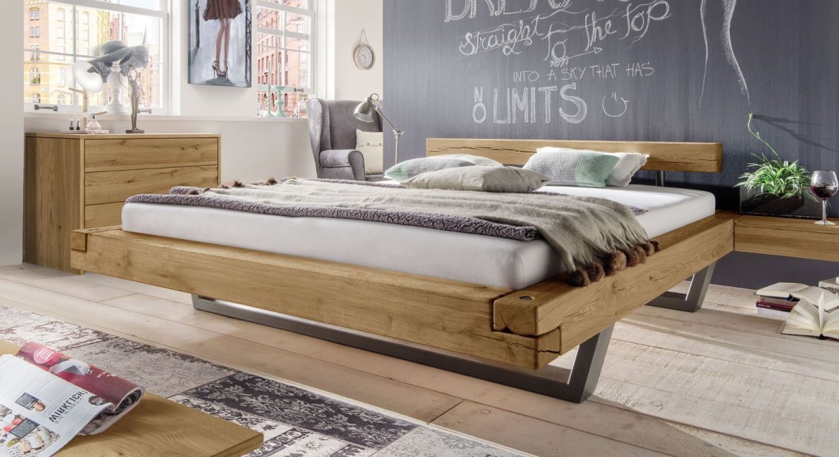 Кровать из бруса лофт