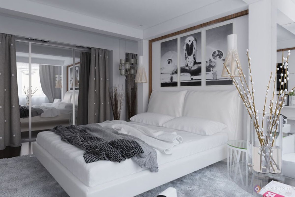 Спальня 12 кв м американский стиль