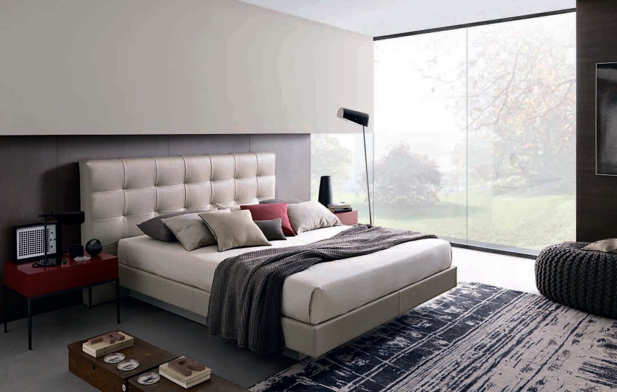 Кровать Фрида с мягким изголовьем