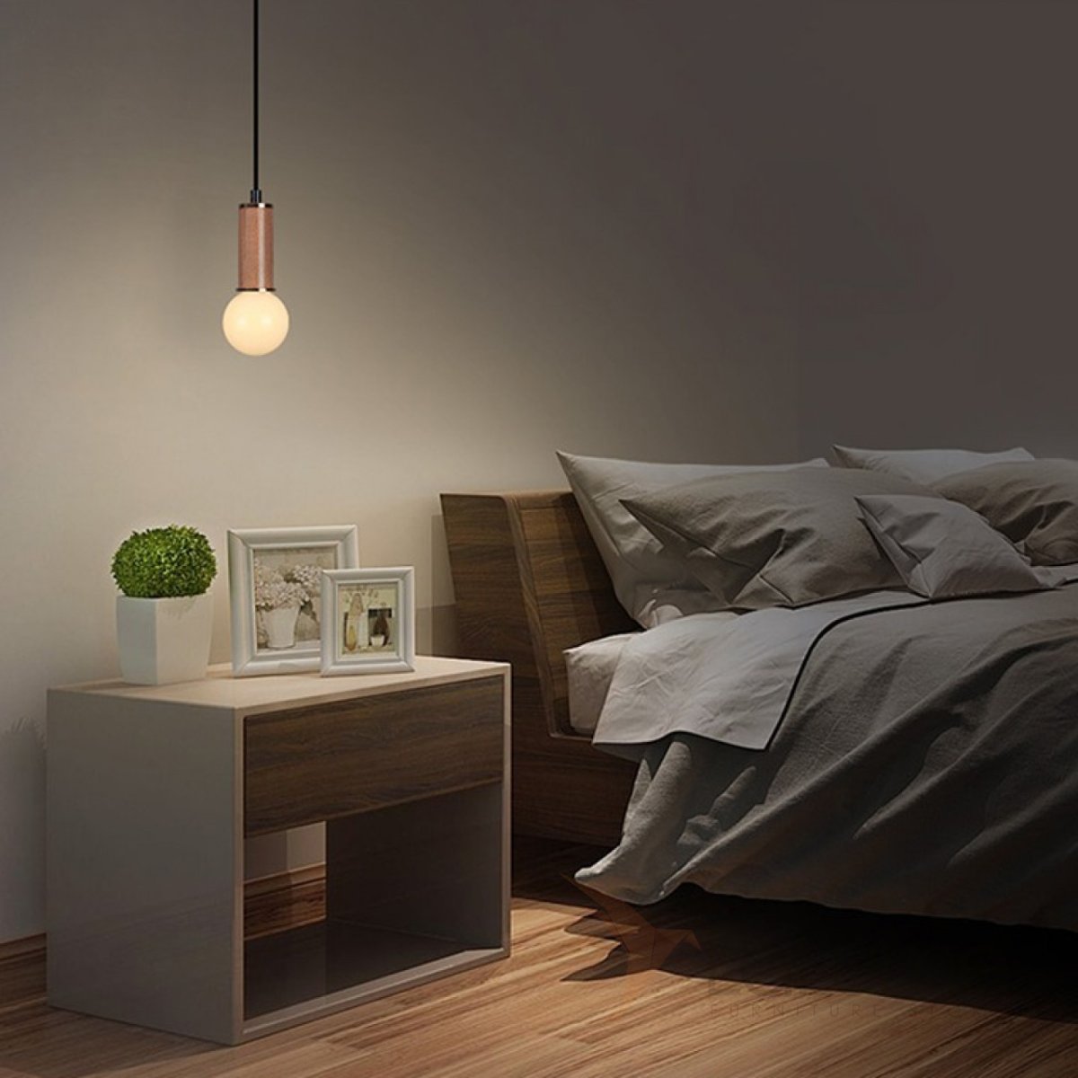 Настенные светильники над диваном