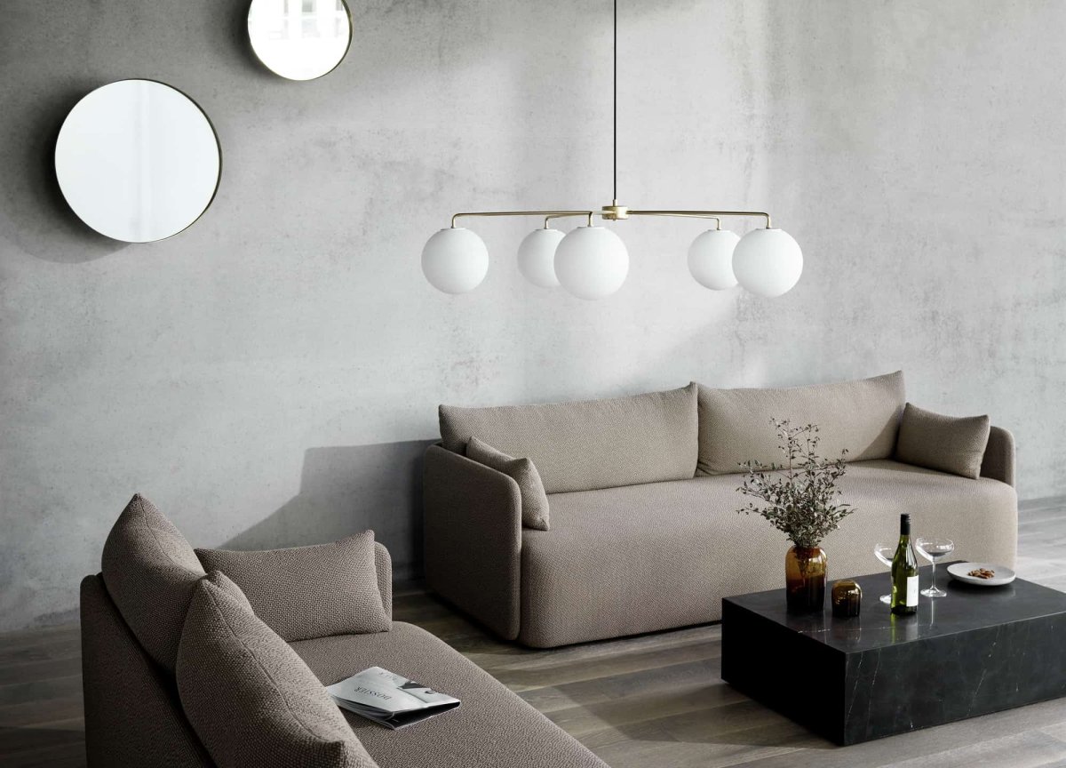 Подсветка над диваном