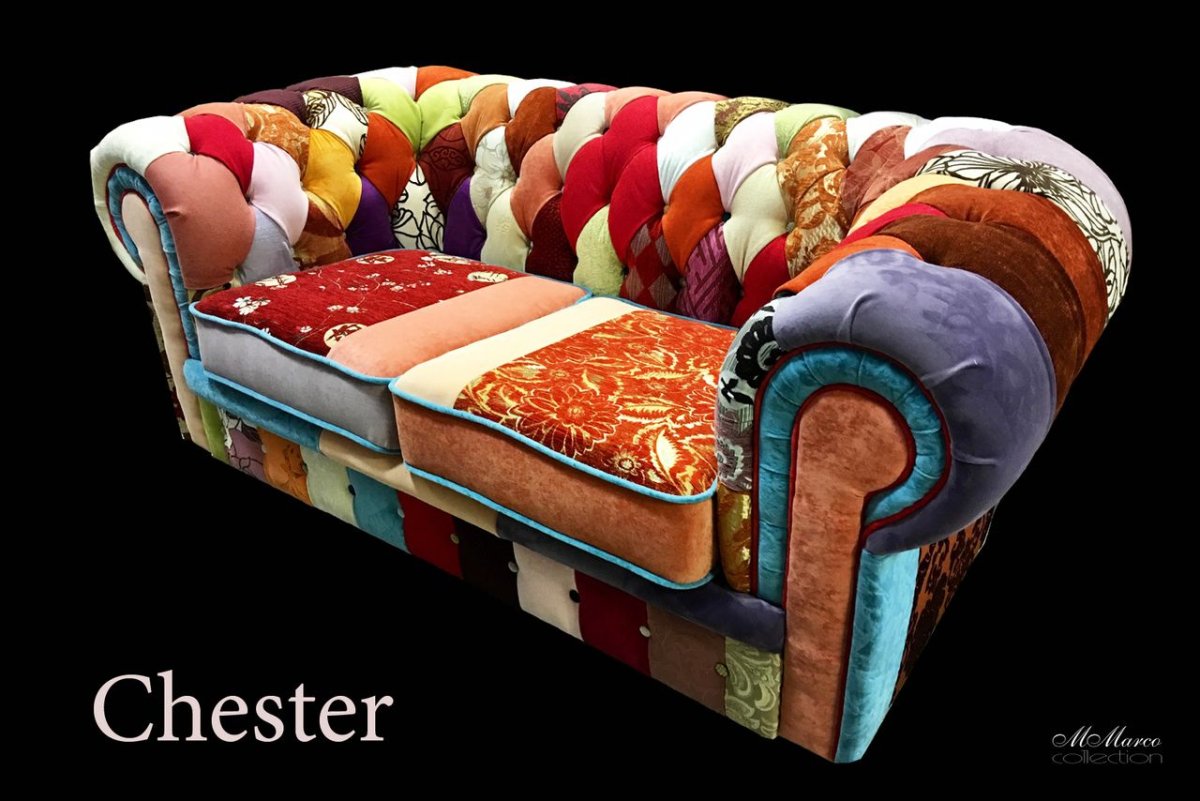 Кресло пэчворк в интерьере