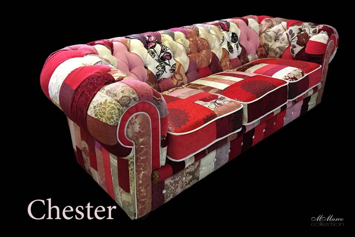 Диван Честерфилд пэчворк