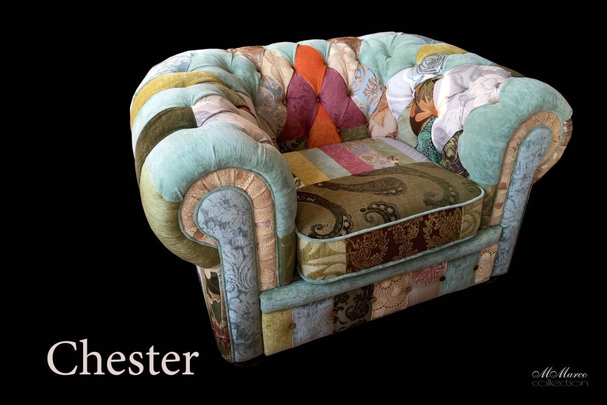 Диван в стиле пэчворк