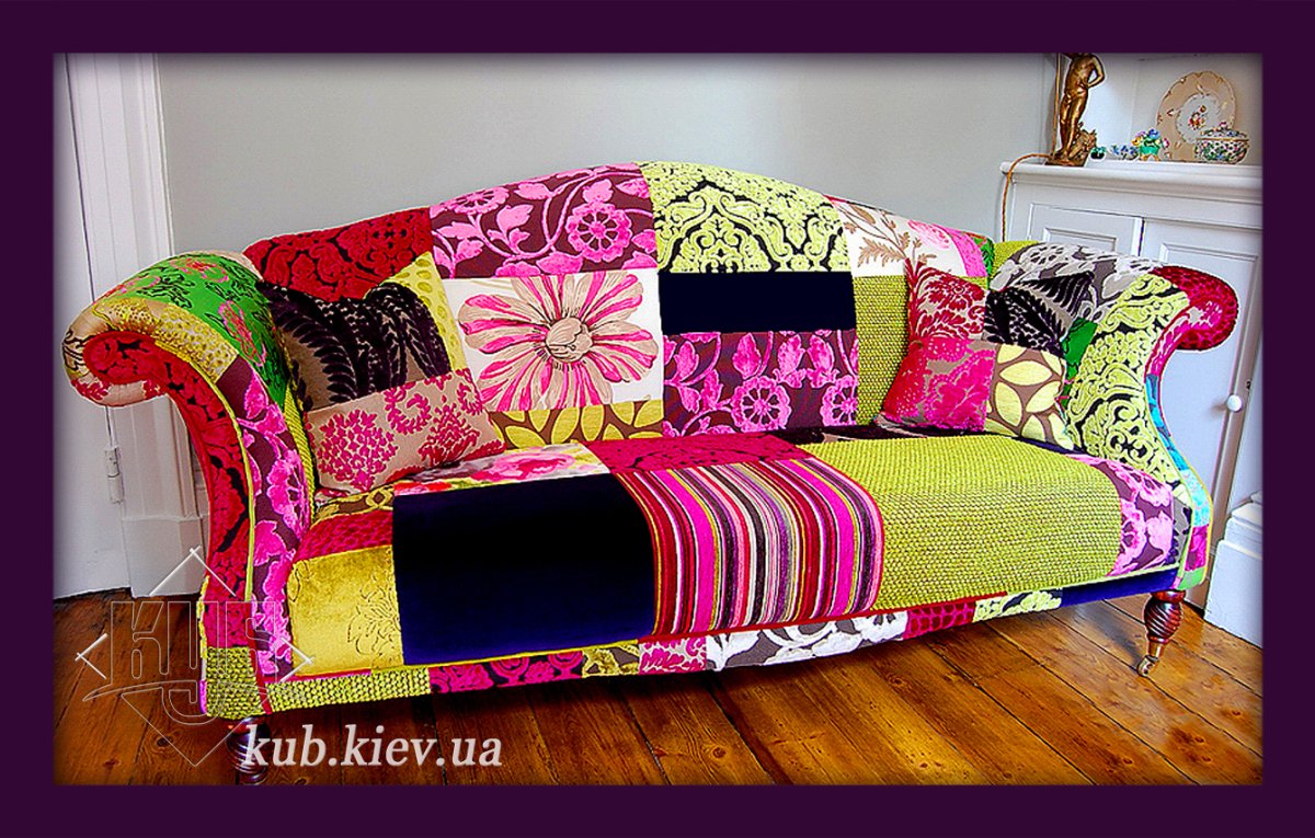 Пэчворк из мебельной ткани