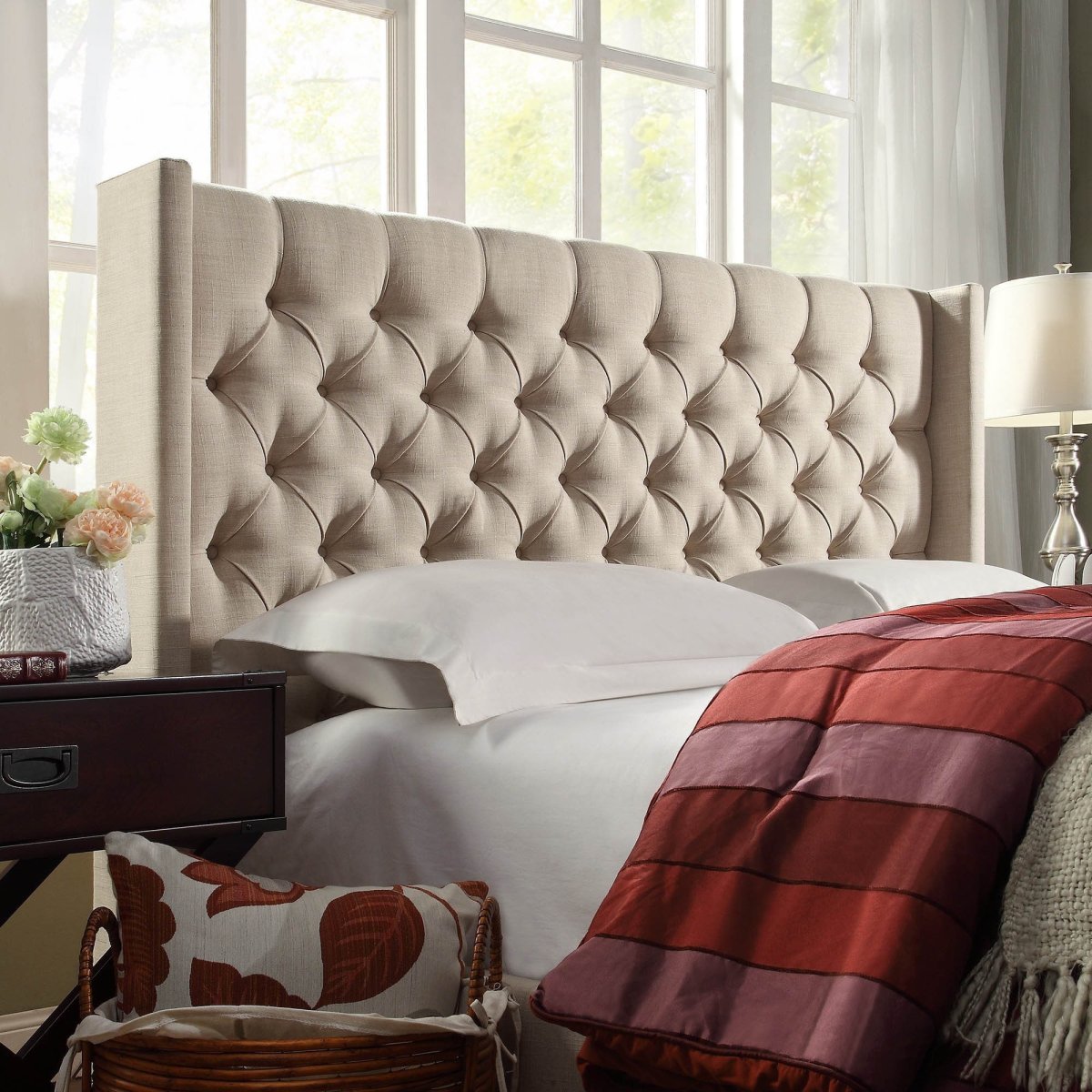 Кровать Tufted Headboard