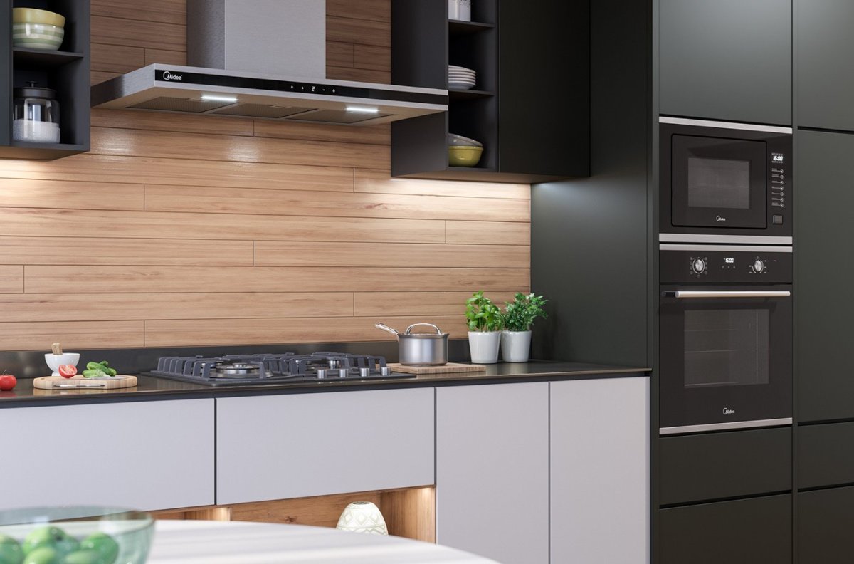 Кухня с элементами венге