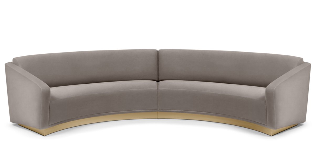 Круглый диван