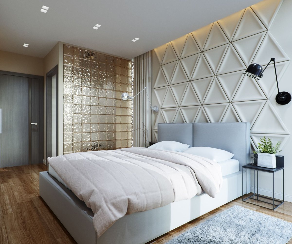 Декор стены за кроватью