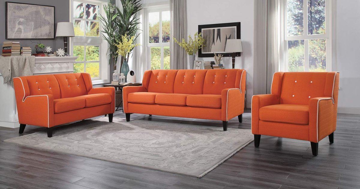 Оранжевый диван до 13000