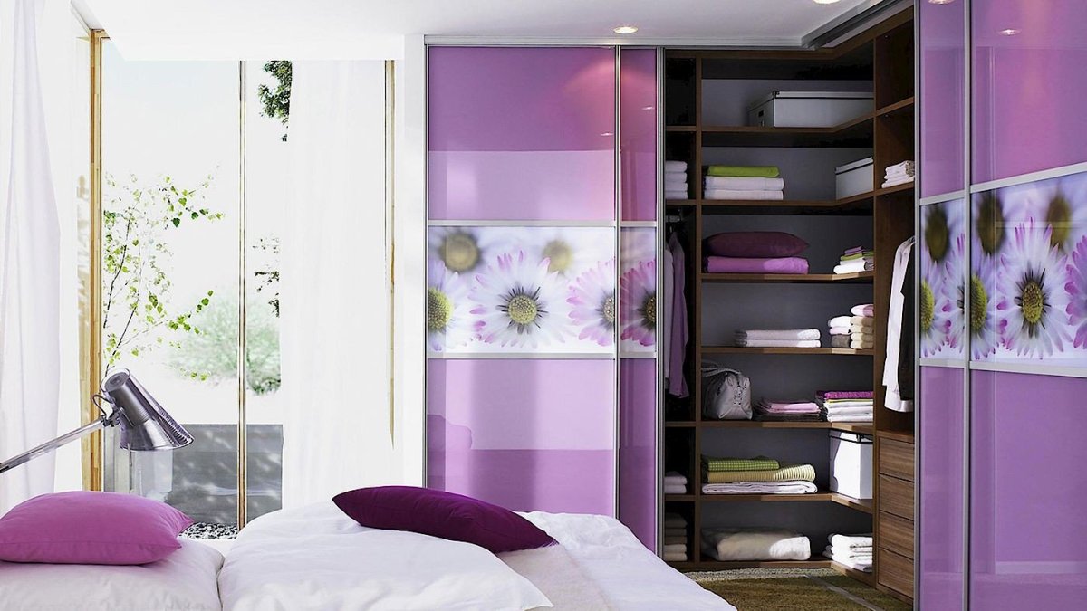 Сиреневый цвет в интерьере