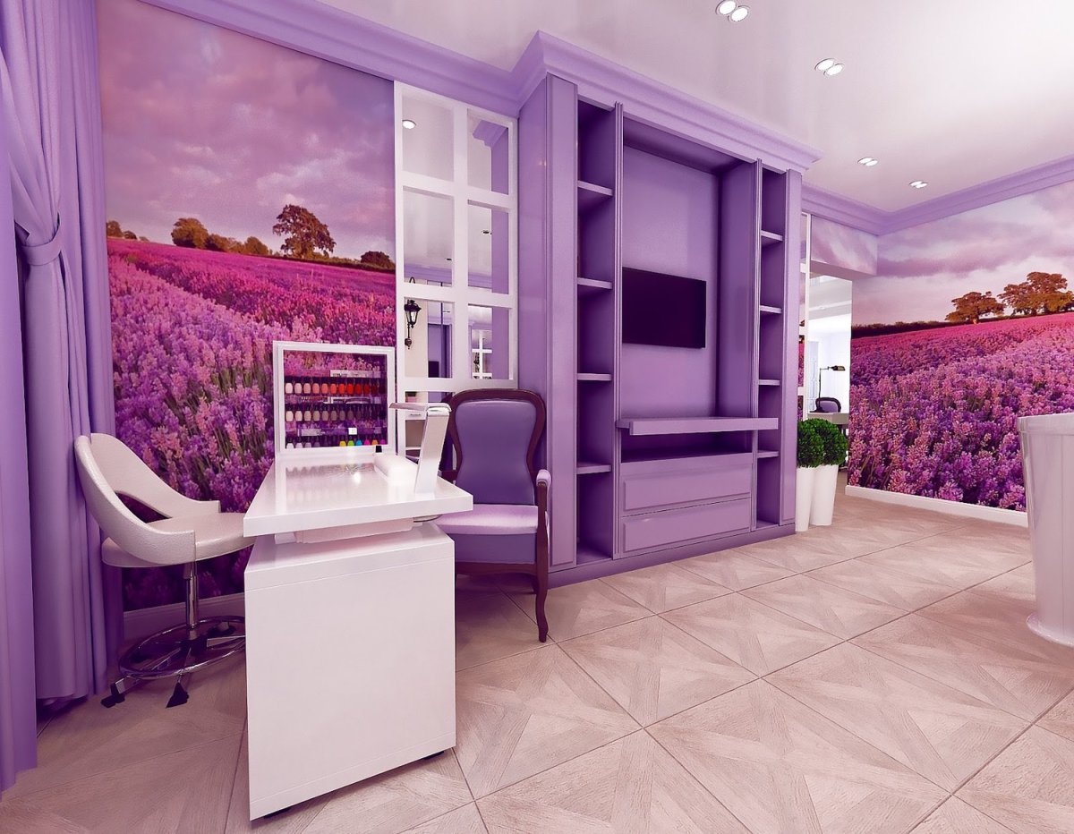 Шкаф купе фиолетовый