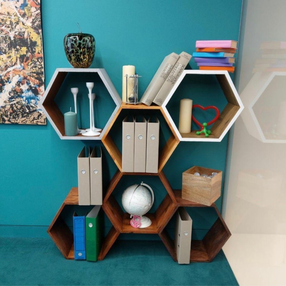 Полки соты из металла