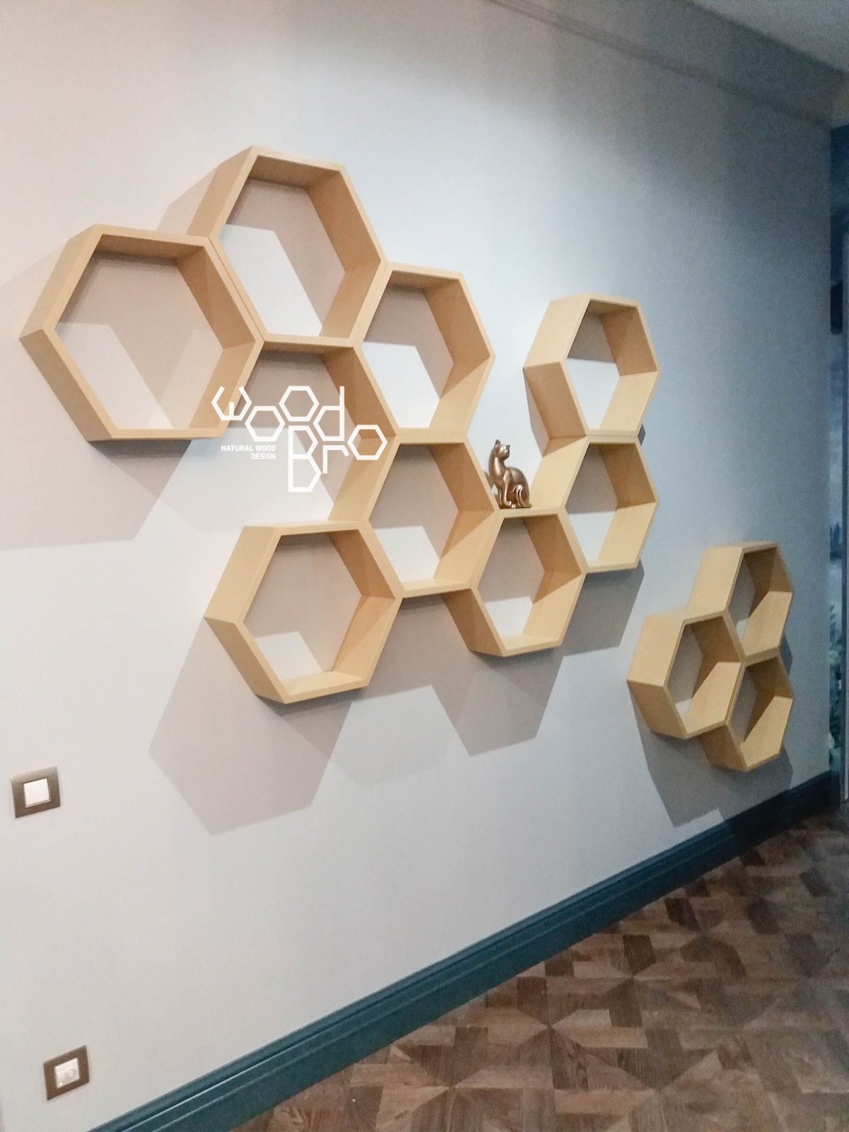 Стеллаж в виде сот