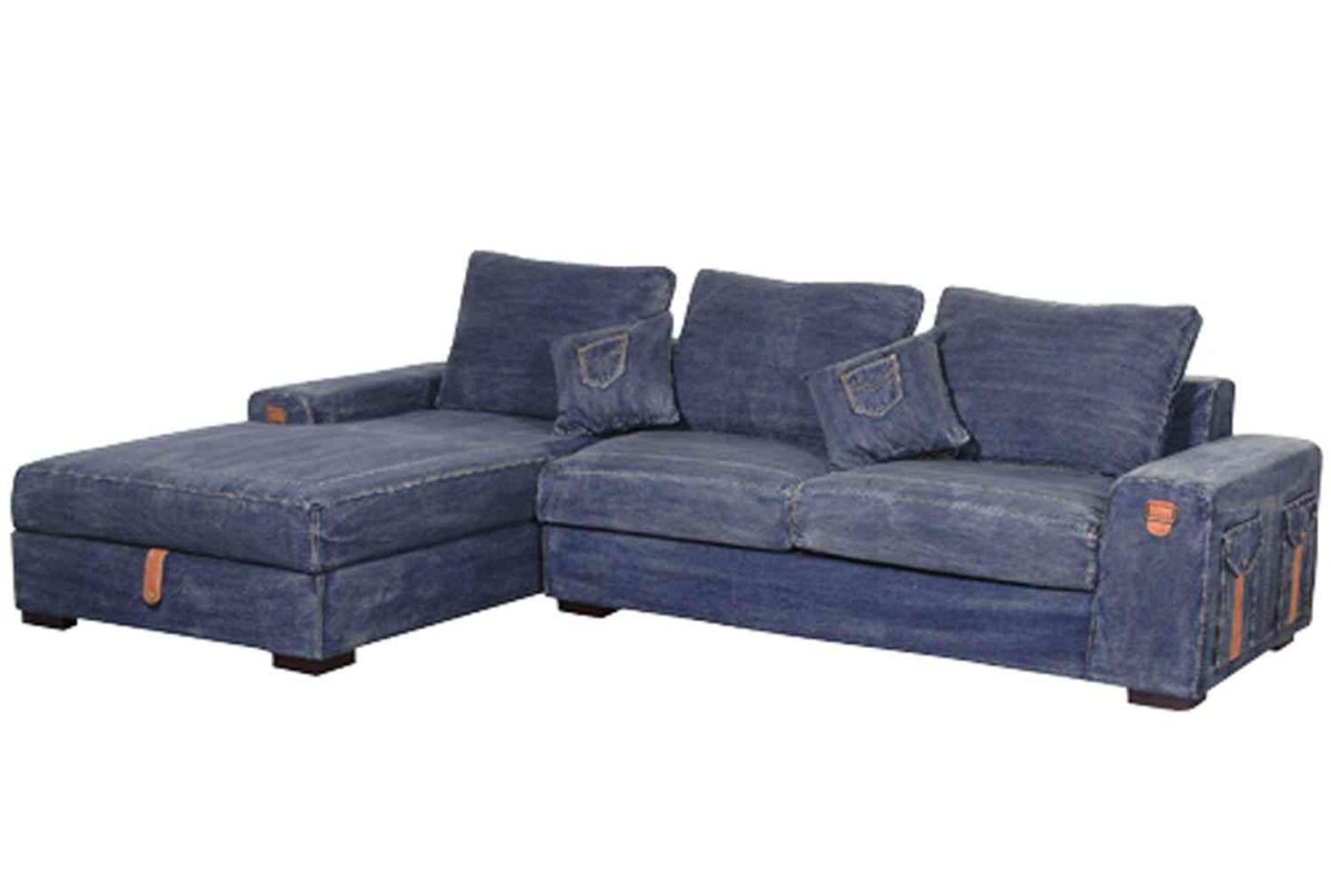 Чехлы на мебель из старых джинсов