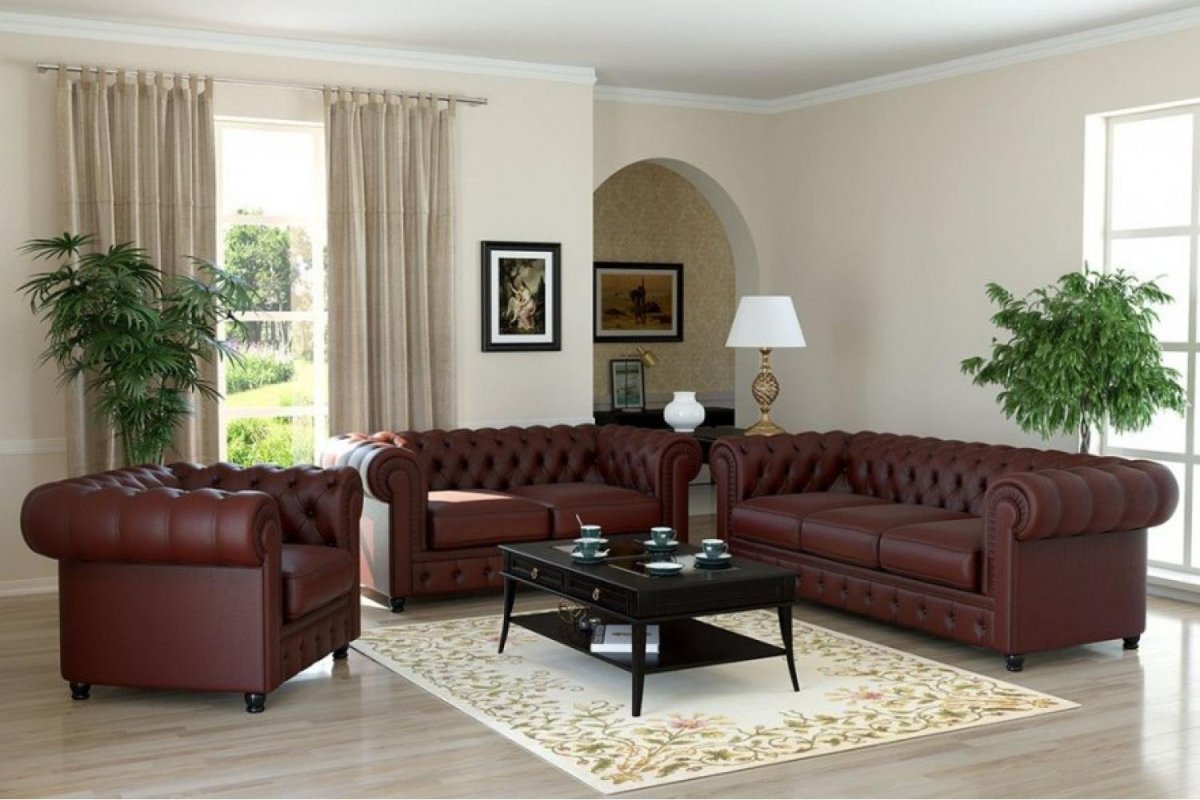 Диван прямой Chesterfield
