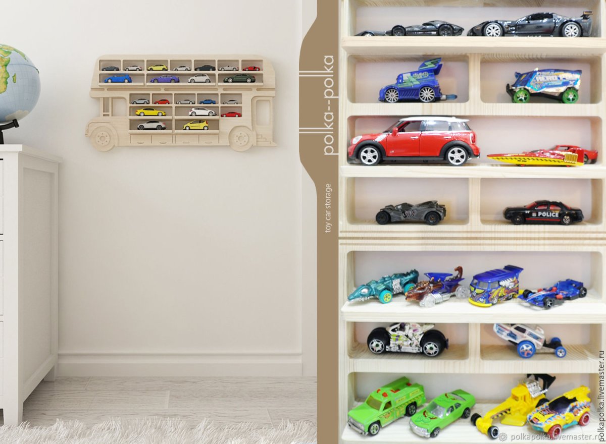 Полка для машинок