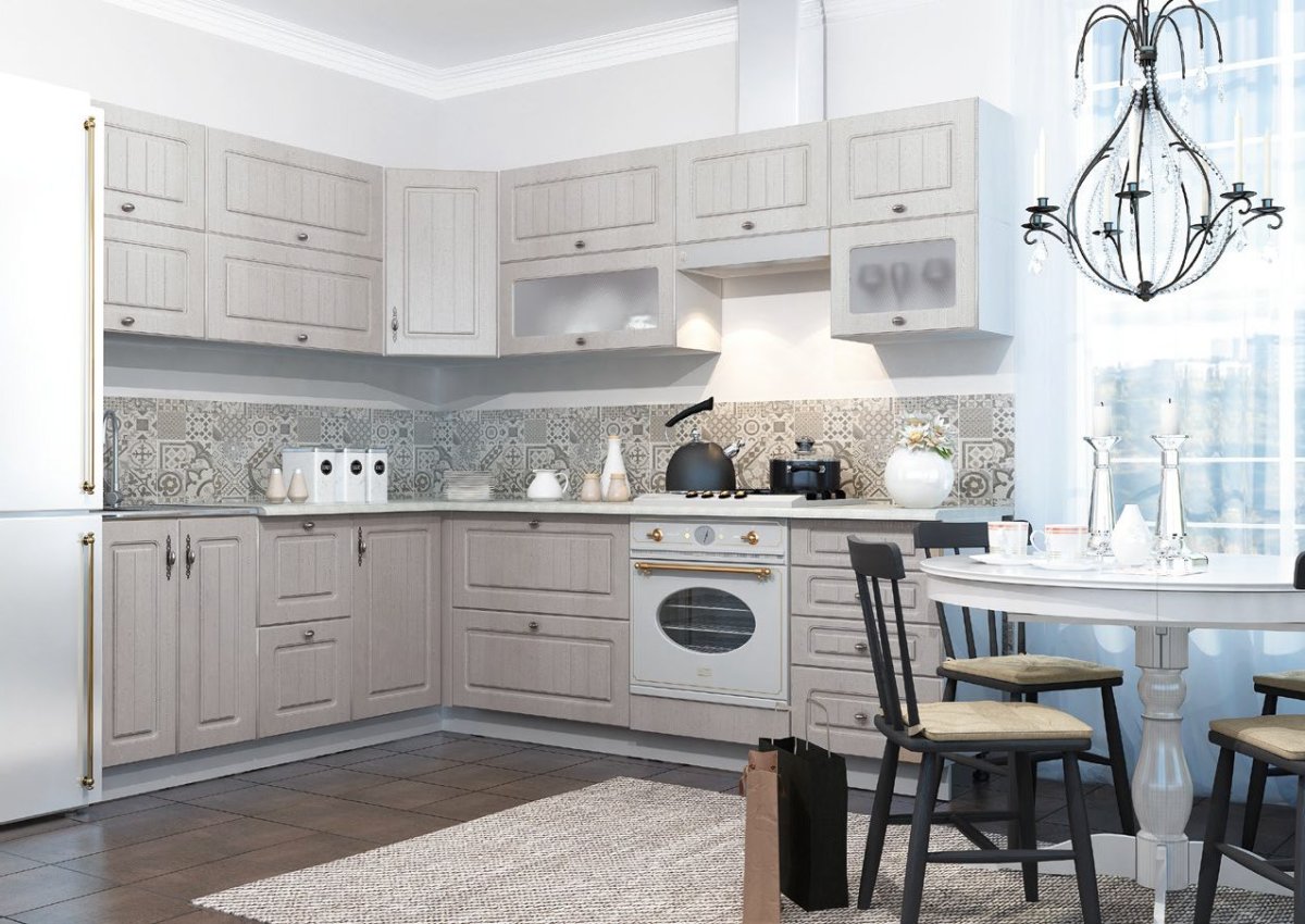 Купить кухню эмаль с патиной