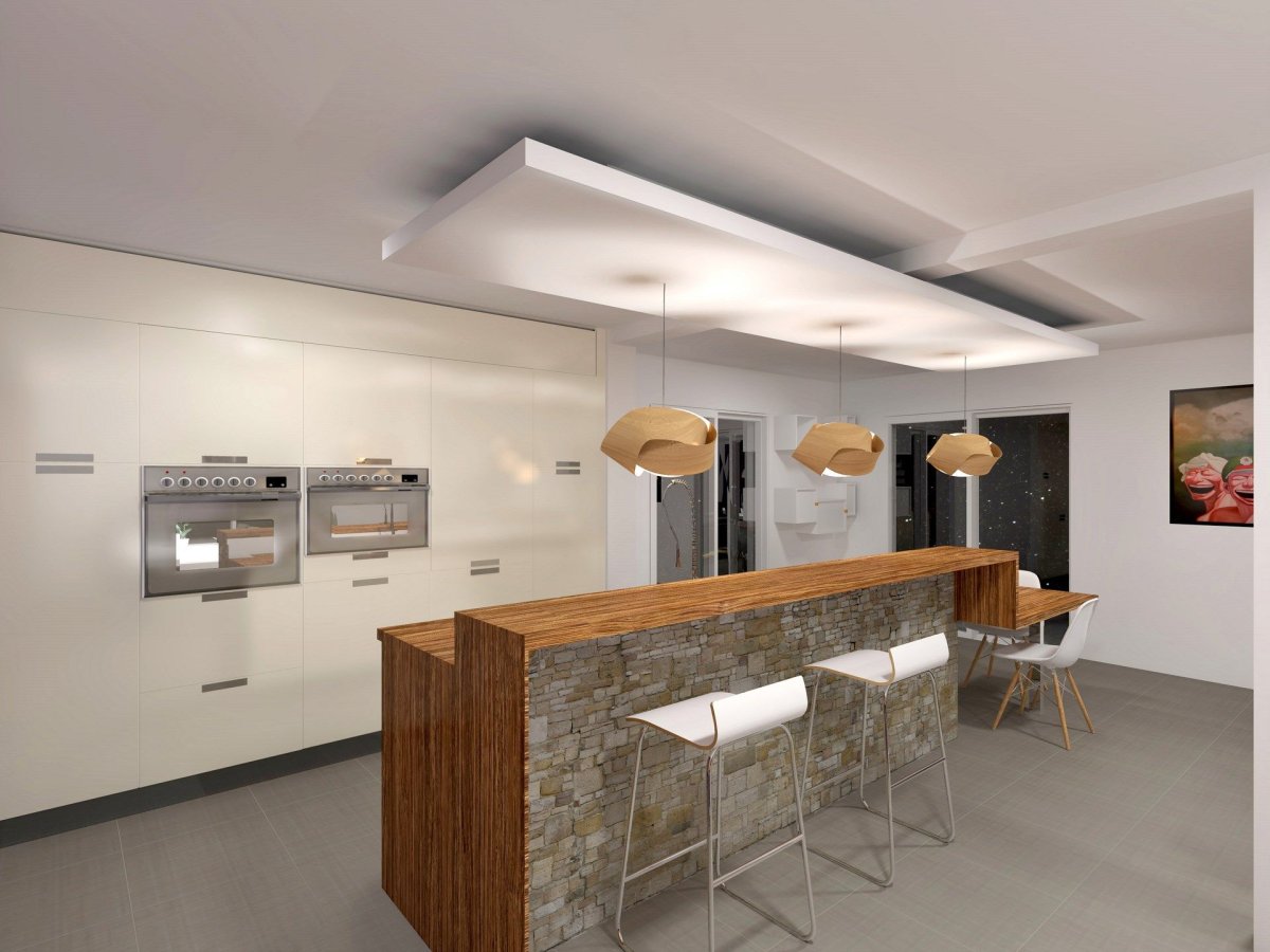 Шкаф со встроенным камином