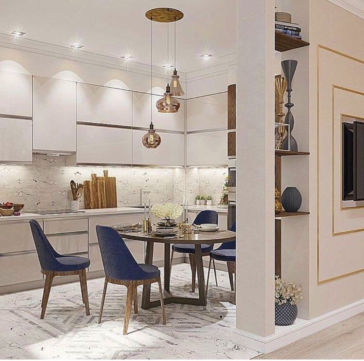 Кухонный гарнитур из ГКЛ