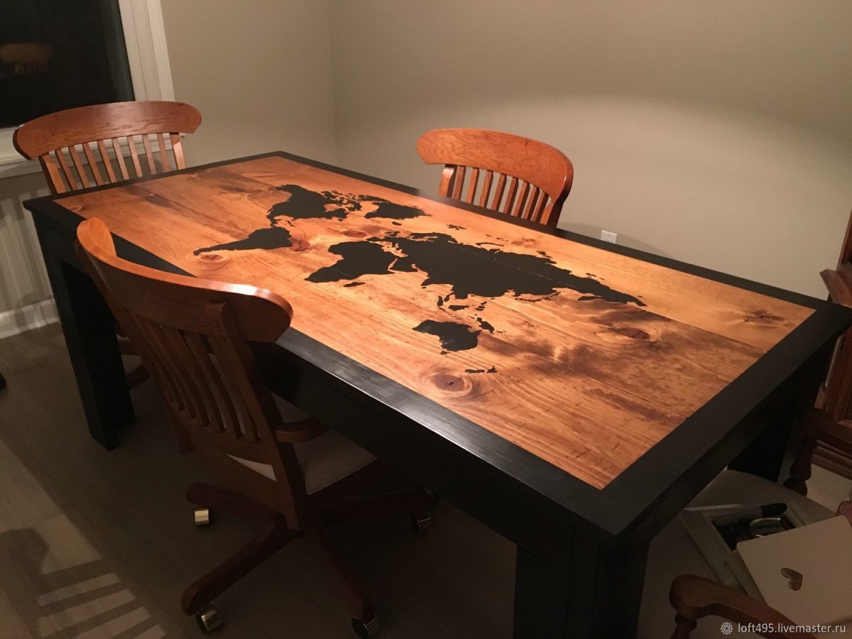 Рисунок на столешнице