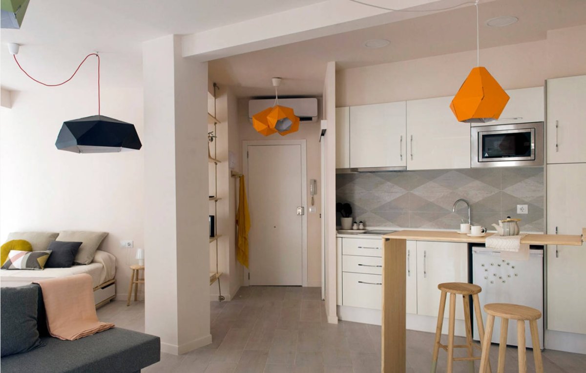 Квартира-студия планировка 25 кв