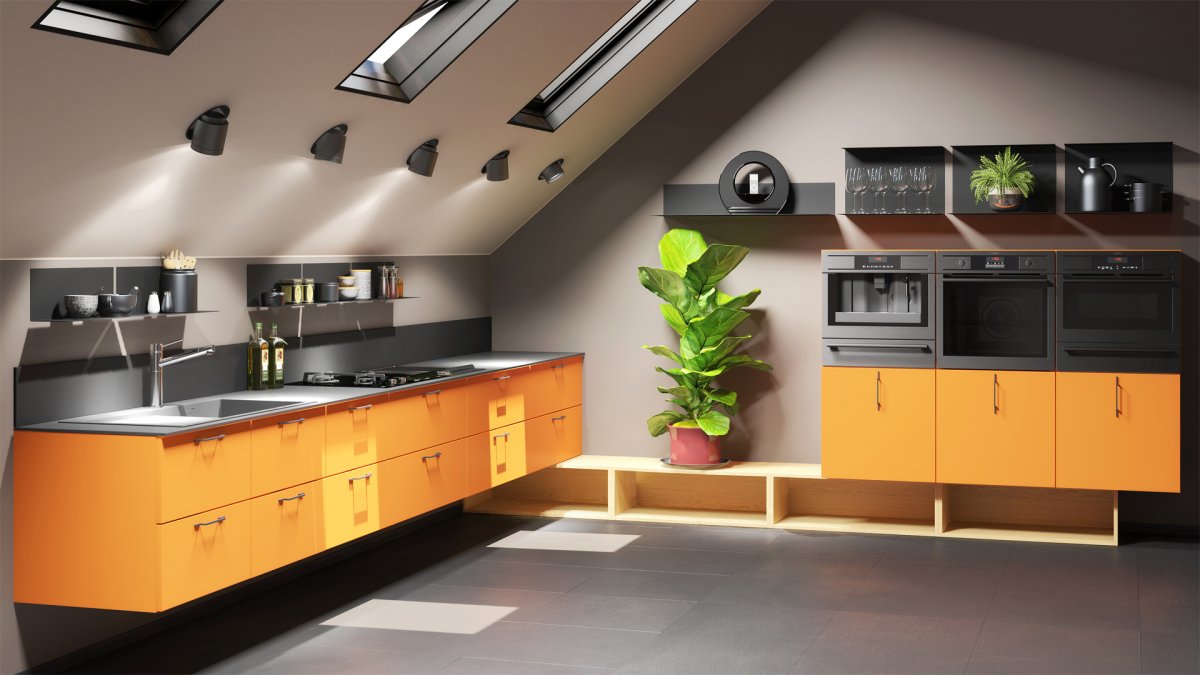 Желтые кухни