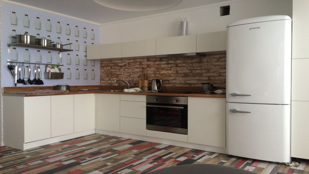 Фартук для белой кухни