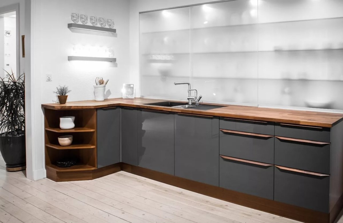 Современные кухни угловые