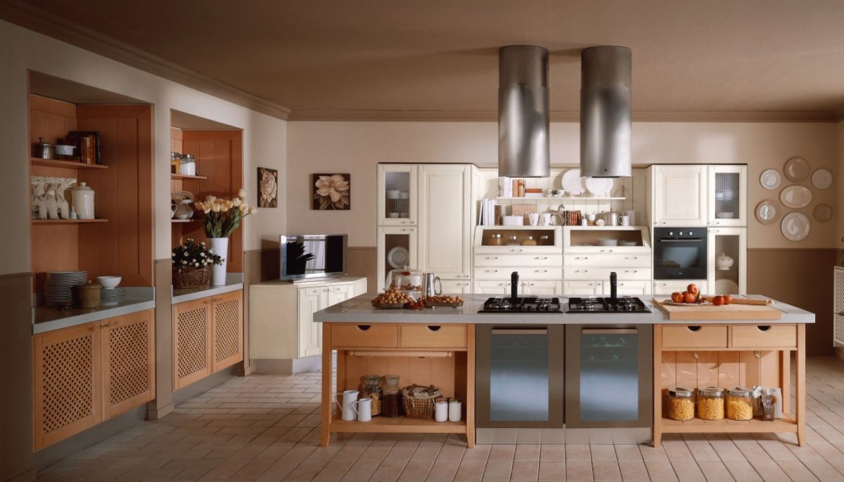 Кухонный гарнитур без верхних фасадов