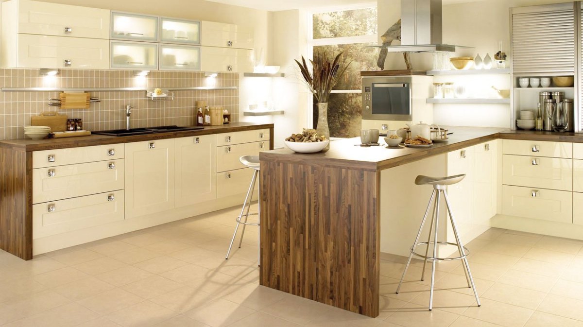 Кухня в стиле экостиль