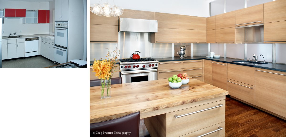 Кухня светлая современная