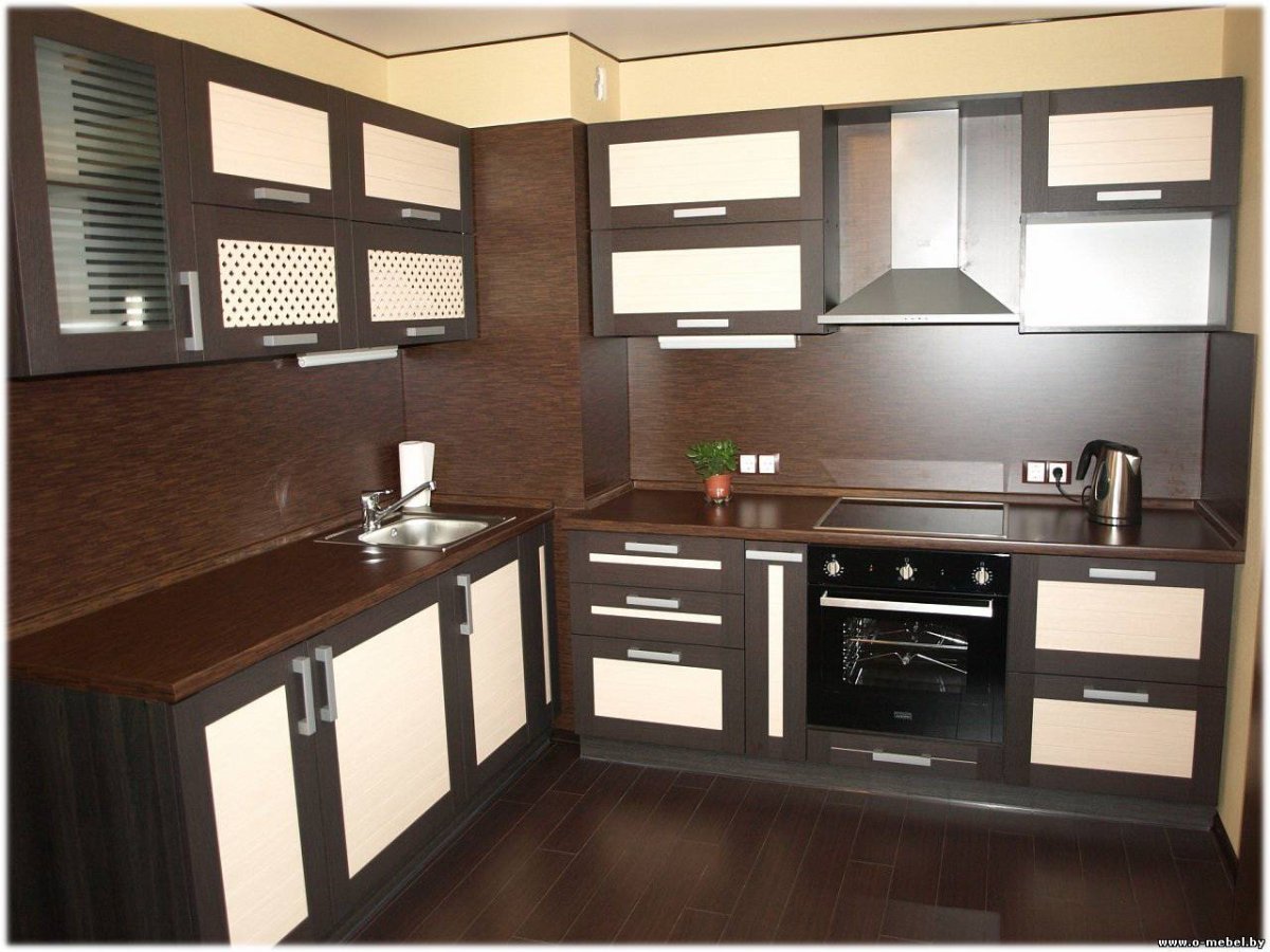 Рамочный фасад для кухни крашеный