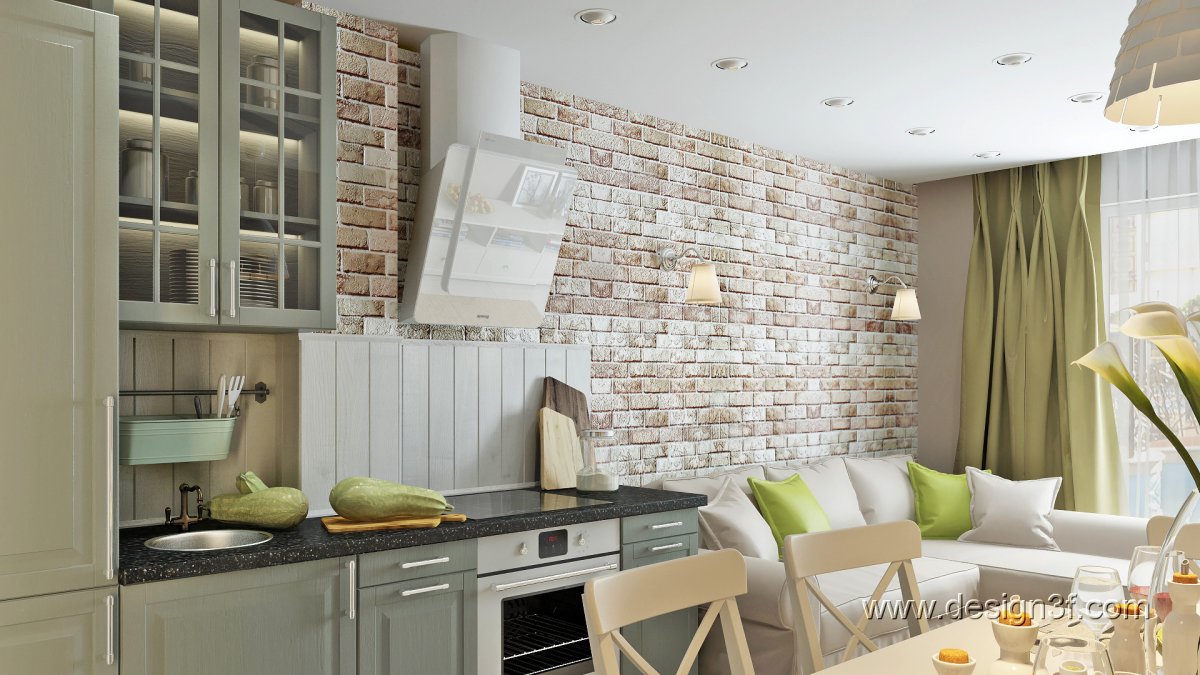 Декоративные кирпичики на стену