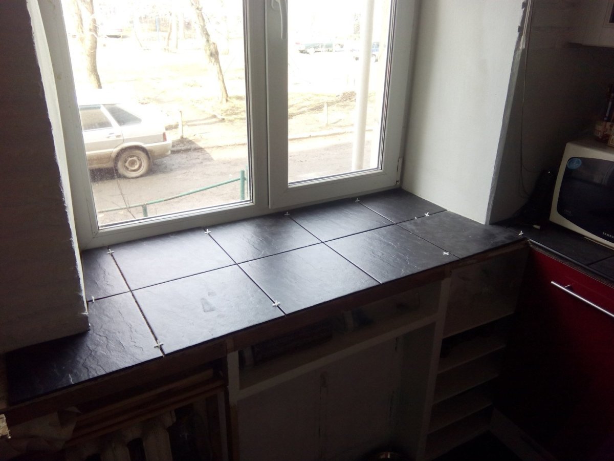 Подоконник в хрущевке